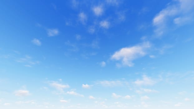 Cloudy blue sky abstract background, blue sky background with tiny clouds, 3d rendering

