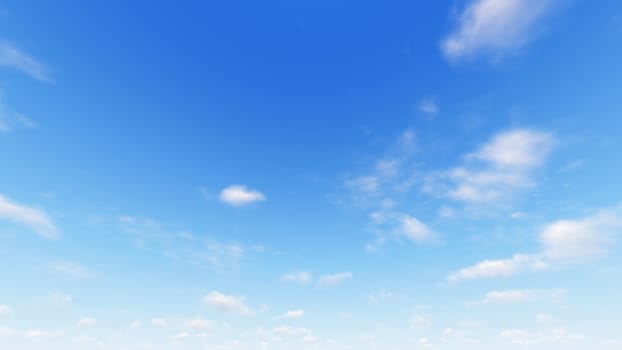 Cloudy blue sky abstract background, blue sky background with tiny clouds, 3d rendering

