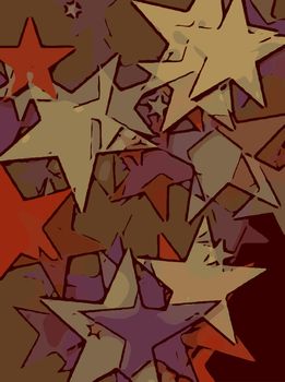 Abstract background full of stars for design and print.