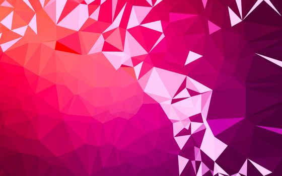 Abstract low poly background, geometry triangle, mosaic pastel color background