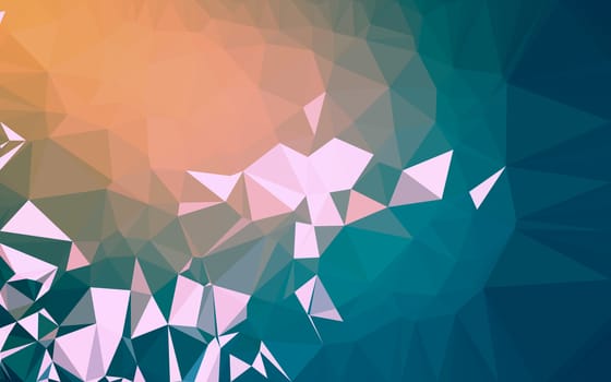 Abstract low poly background, geometry triangle, mosaic pastel color background