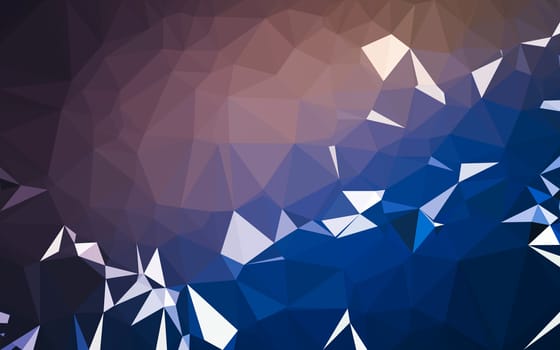 Abstract low poly background, geometry triangle, mosaic pastel color background