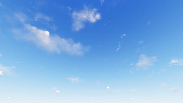 Cloudy blue sky abstract background, blue sky background with tiny clouds, 3d rendering

