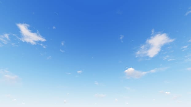 Cloudy blue sky abstract background, blue sky background with tiny clouds, 3d rendering

