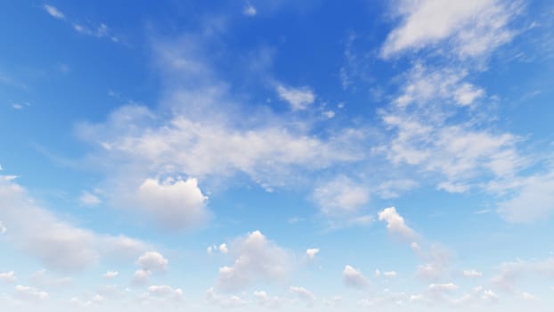 Cloudy blue sky abstract background, blue sky background with tiny clouds, 3d rendering

