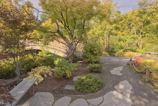 Japanese garden and park in Gresham Oregon.