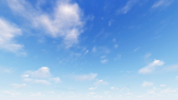 Cloudy blue sky abstract background, blue sky background with tiny clouds, 3d rendering

