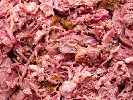 close up of american pull pork food background