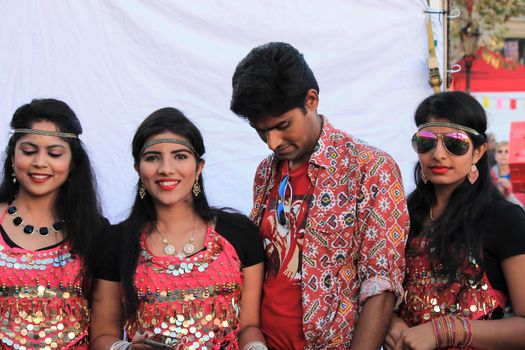 London, UK. 16th October, 2016. The Mayor of London Festival Of Dewali performers and scenes at Trafalgar Square