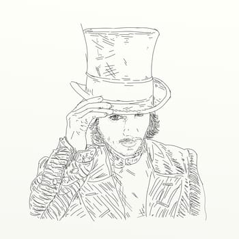 Boy with hat