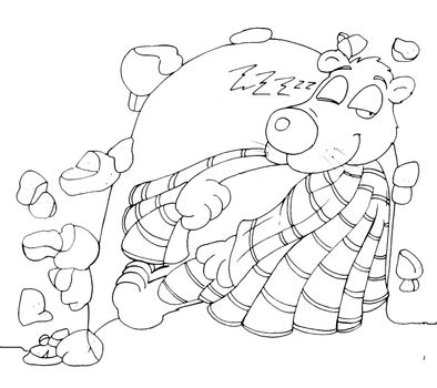 Bear that slept
