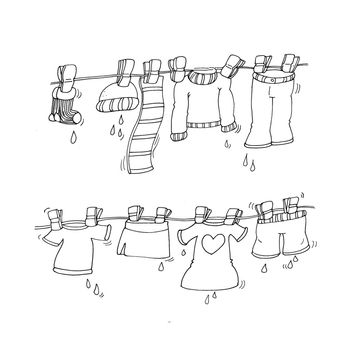 Cloth put in to write in