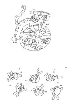 The cat that takes the fish