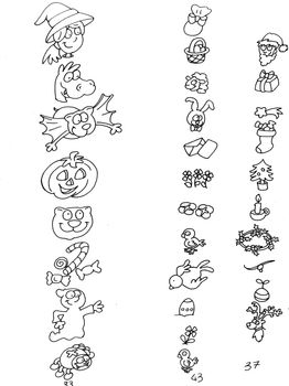Christmas icons holiday ie anniversaries