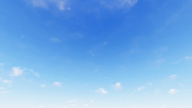 Cloudy blue sky abstract background, blue sky background with tiny clouds, 3d rendering

