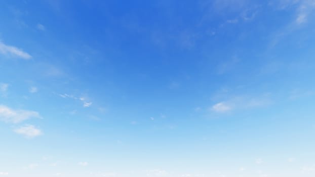 Cloudy blue sky abstract background, blue sky background with tiny clouds, 3d rendering

