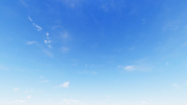 Cloudy blue sky abstract background, blue sky background with tiny clouds, 3d rendering

