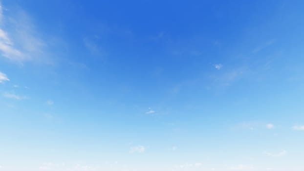 Cloudy blue sky abstract background, blue sky background with tiny clouds, 3d rendering

