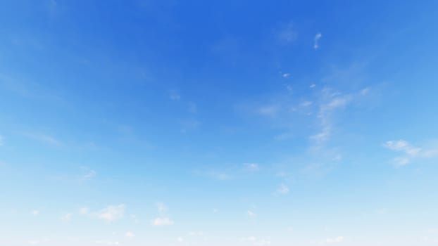 Cloudy blue sky abstract background, blue sky background with tiny clouds, 3d rendering

