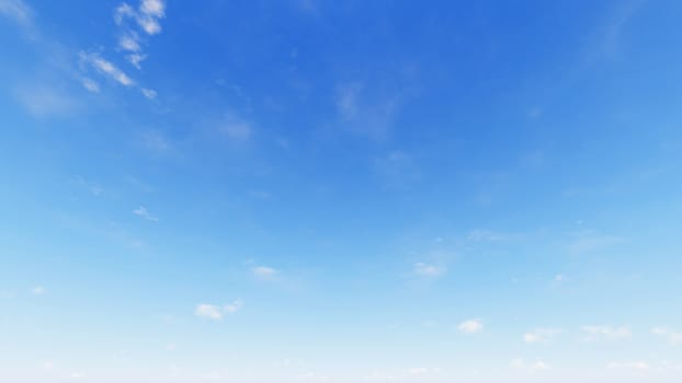 Cloudy blue sky abstract background, blue sky background with tiny clouds, 3d rendering

