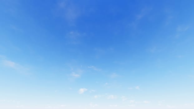 Cloudy blue sky abstract background, blue sky background with tiny clouds, 3d rendering

