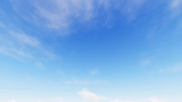 Cloudy blue sky abstract background, blue sky background with tiny clouds, 3d rendering

