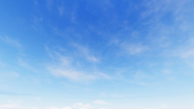 Cloudy blue sky abstract background, blue sky background with tiny clouds, 3d rendering

