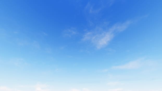 Cloudy blue sky abstract background, blue sky background with tiny clouds, 3d rendering

