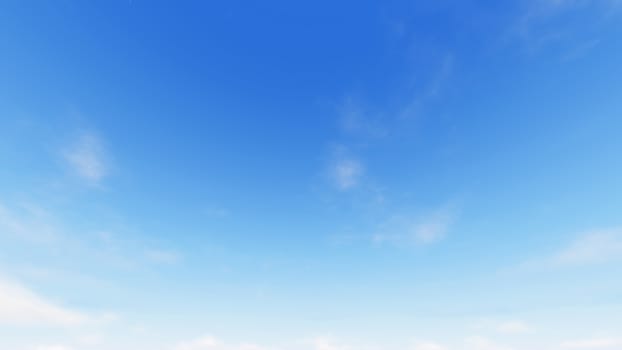 Cloudy blue sky abstract background, blue sky background with tiny clouds, 3d rendering

