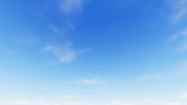 Cloudy blue sky abstract background, blue sky background with tiny clouds, 3d rendering

