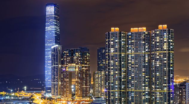 Hong Kong Modern City Night