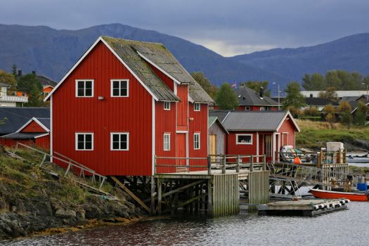 Brygge ved Salhussundet i Brønnøysund