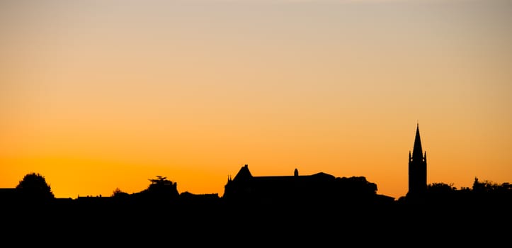 Saint Emilion, Vineyard Sunrise, Bordeaux Wine, France