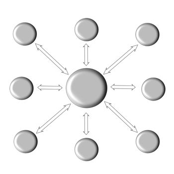 Button as round icons. Does the concept of networking and communications in Internett since.