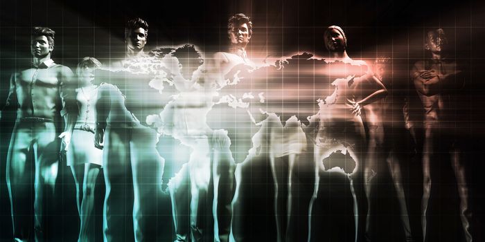 Distribution Network and Global Tracking Platform Art