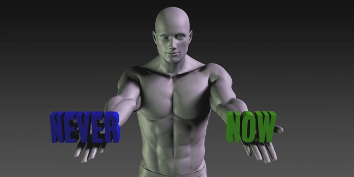 Now or Never as a Versus Choice of Different Belief