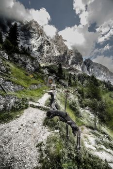 Dolomites hiking trial