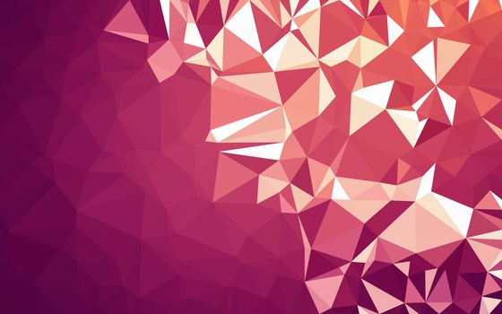 Abstract low poly background, geometry triangle, mosaic pastel color background