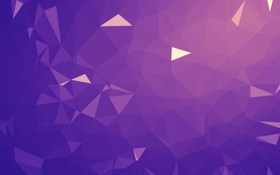 Abstract low poly background, geometry triangle, mosaic pastel color background