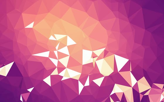 Abstract low poly background, geometry triangle, mosaic pastel color background