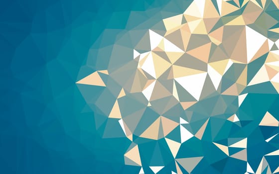 Abstract low poly background, geometry triangle, mosaic pastel color background