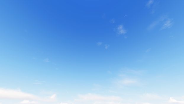 Cloudy blue sky abstract background, blue sky background with tiny clouds, 3d rendering

