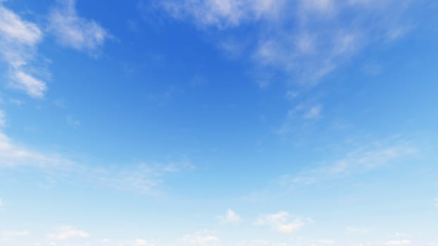 Cloudy blue sky abstract background, blue sky background with tiny clouds, 3d rendering

