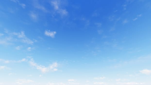 Cloudy blue sky abstract background, blue sky background with tiny clouds, 3d rendering

