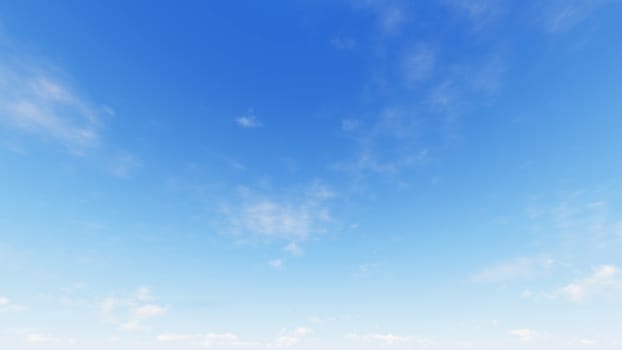 Cloudy blue sky abstract background, blue sky background with tiny clouds, 3d rendering

