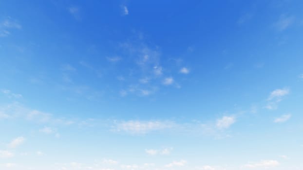 Cloudy blue sky abstract background, blue sky background with tiny clouds, 3d rendering

