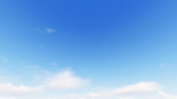 Cloudy blue sky abstract background, blue sky background with tiny clouds, 3d rendering

