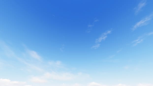 Cloudy blue sky abstract background, blue sky background with tiny clouds, 3d rendering

