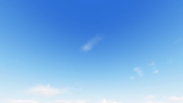 Cloudy blue sky abstract background, blue sky background with tiny clouds, 3d rendering

