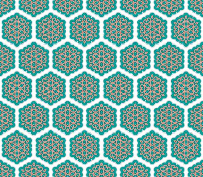background green and pink floral textile pattern